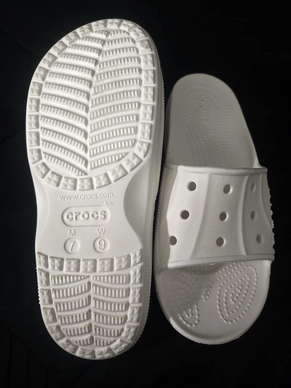 Crocs Classic Slide Sandals in White